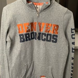 PINK Denver Broncos Zip zip Hoodie